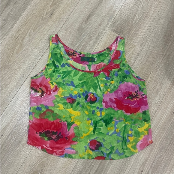 Jams World Tops - Jams World Hawaiian Vintage Floral Tank Top sz Xl but fits more like a large